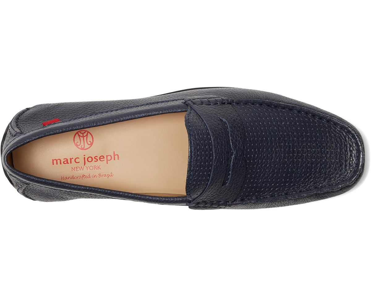 Men's Marc Joseph New York Union Street Perforated Fast Blue Grainy
