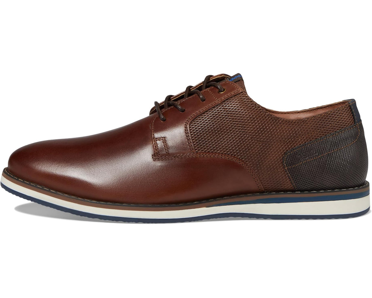 Men's Nunn Bush Circuit Plain Toe Oxford Brandy