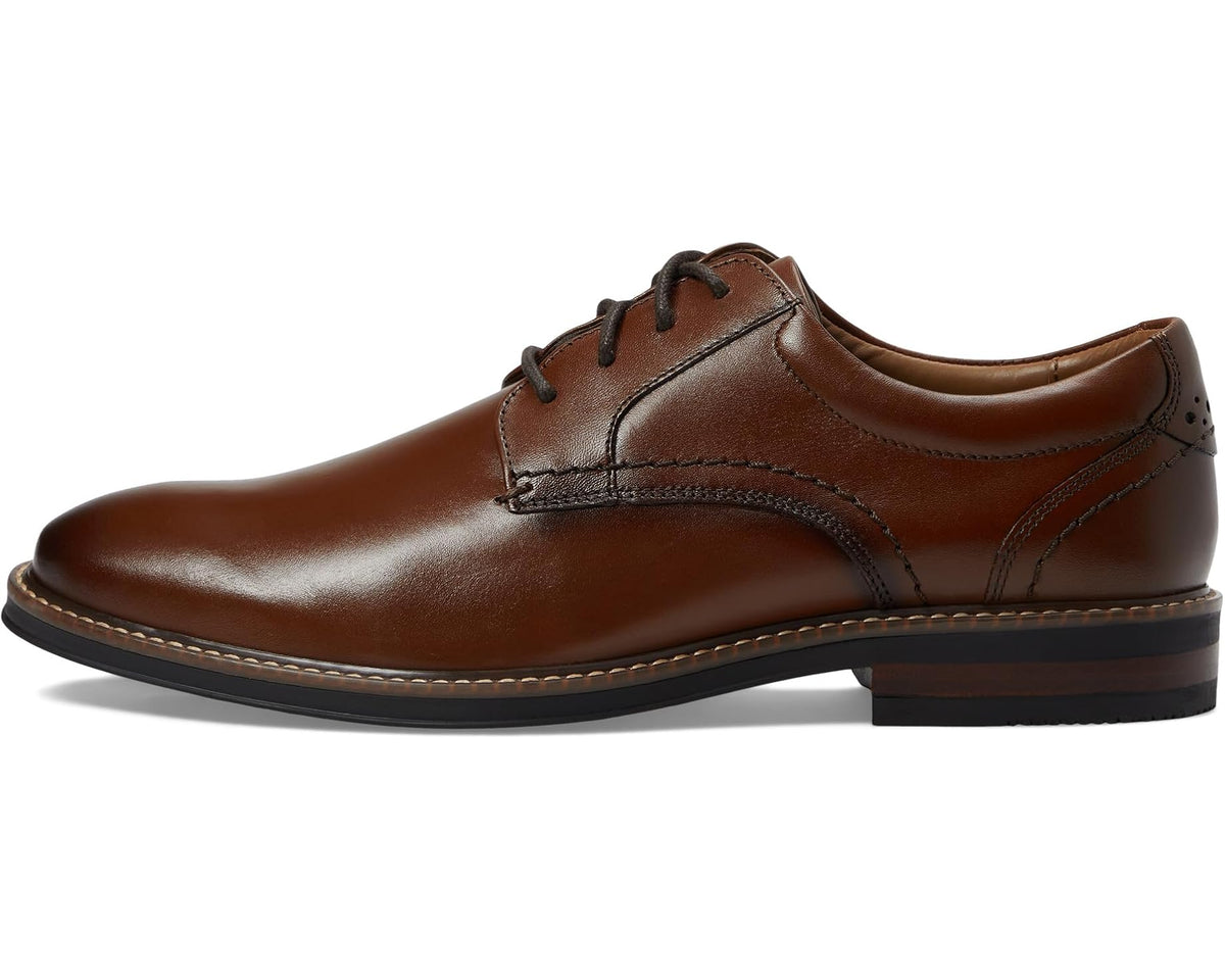 Men's Nunn Bush Calderone Plain Toe Oxford Cognac