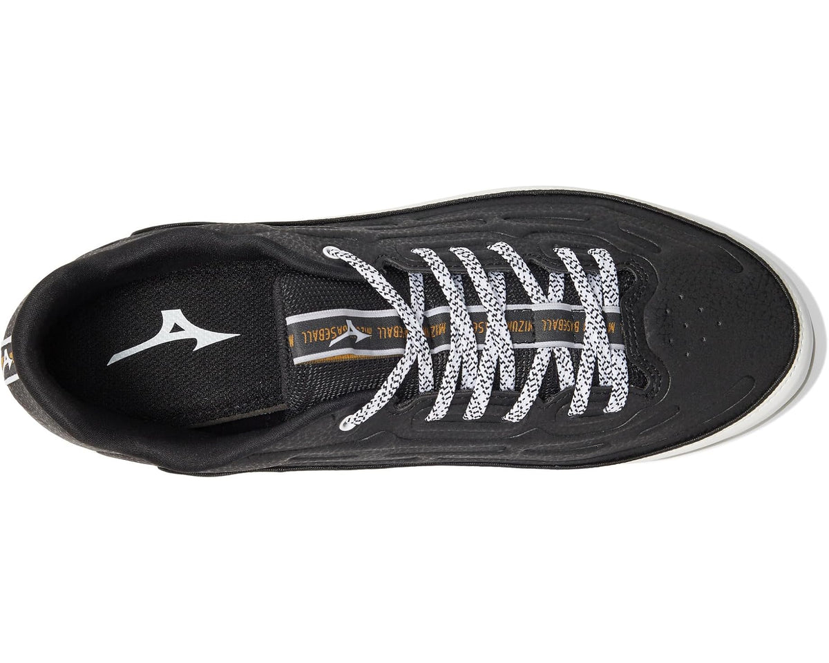 Men's Mizuno Ambition 3 Low TPU Baseball Cleats Black/White