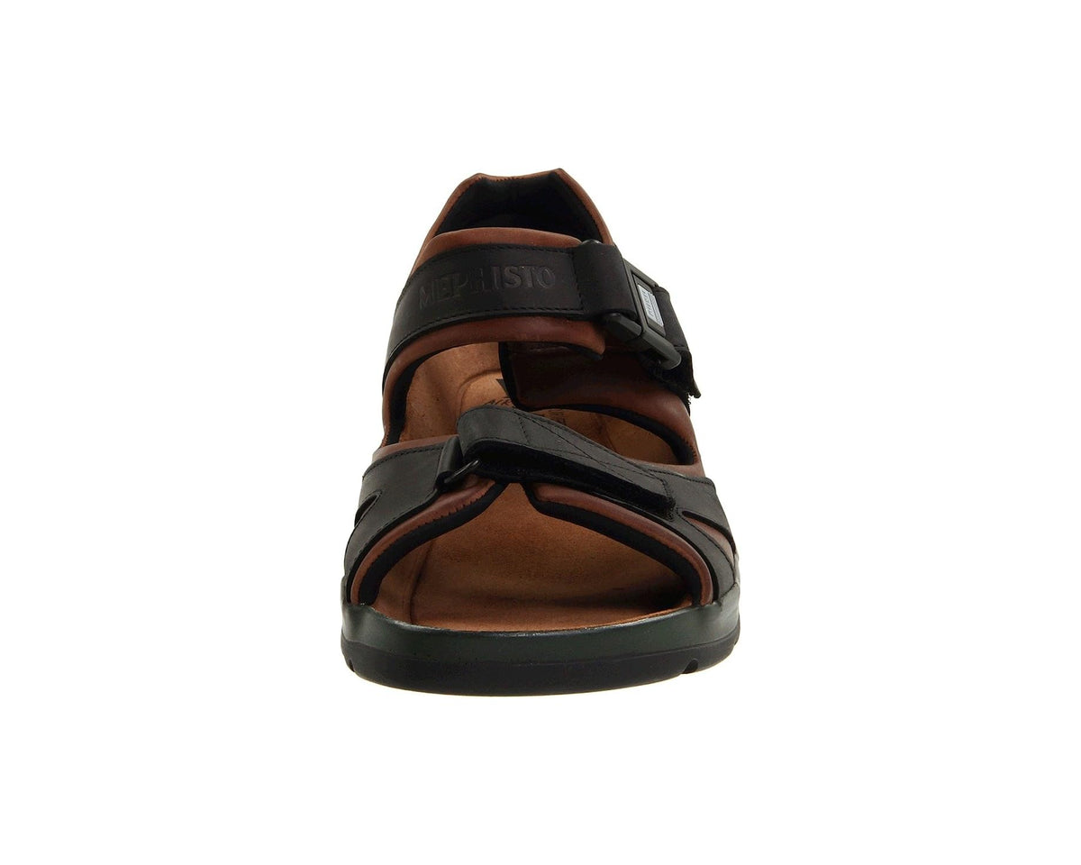 Men's Mephisto Shark Dark Brown/Black Waxy Leather