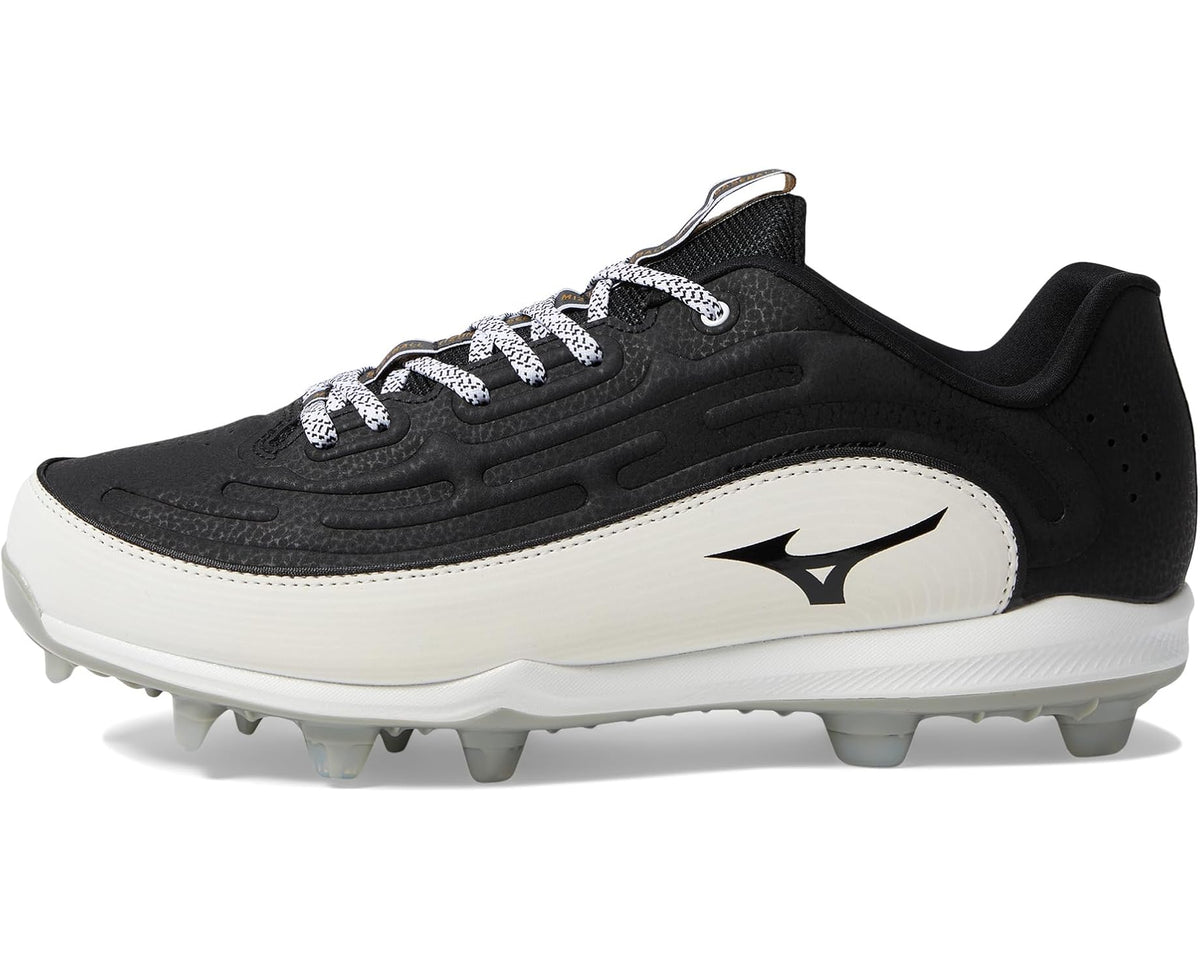 Men's Mizuno Ambition 3 Low TPU Baseball Cleats Black/White