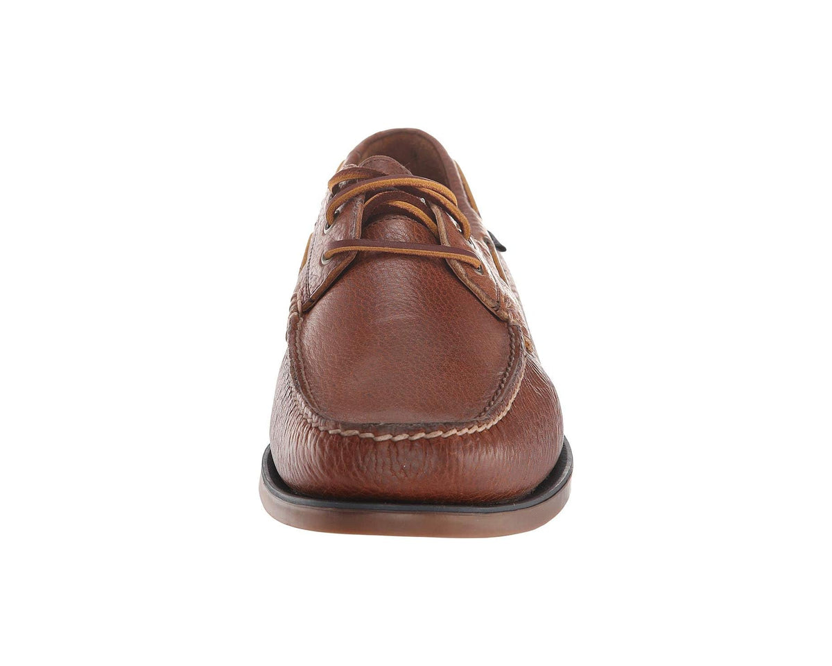Men's Polo Ralph Lauren Bienne Boat Shoe Tan Oiled Tumbled Leather