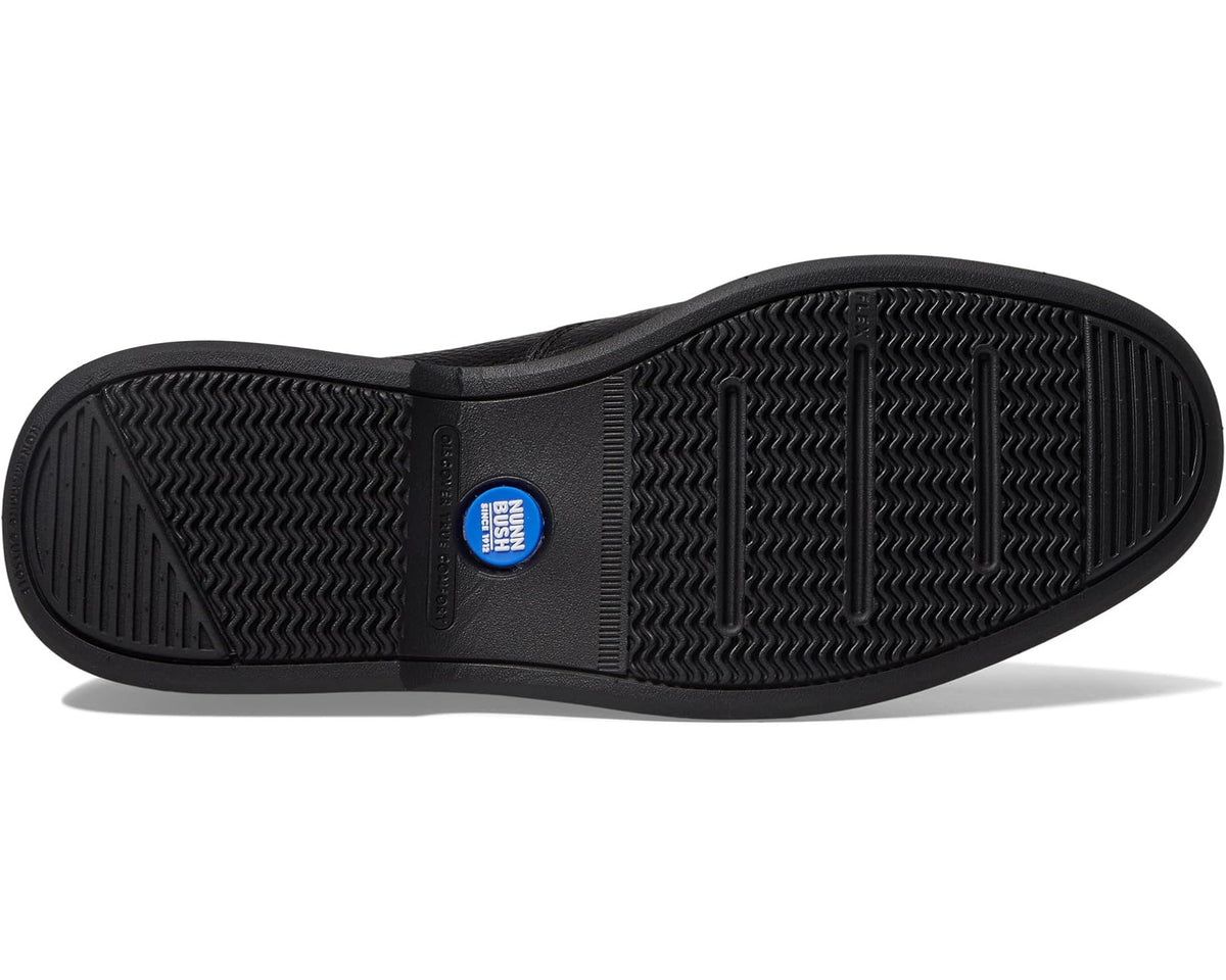 Men's Nunn Bush Otto Plain Toe Slip-On Black