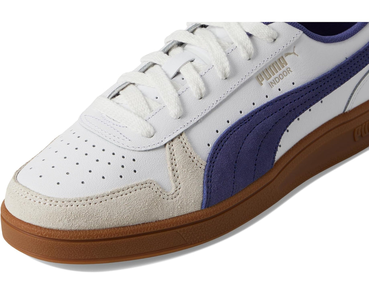 Men's PUMA Indoor Shoes Puma White/Blue Crystal/Gum