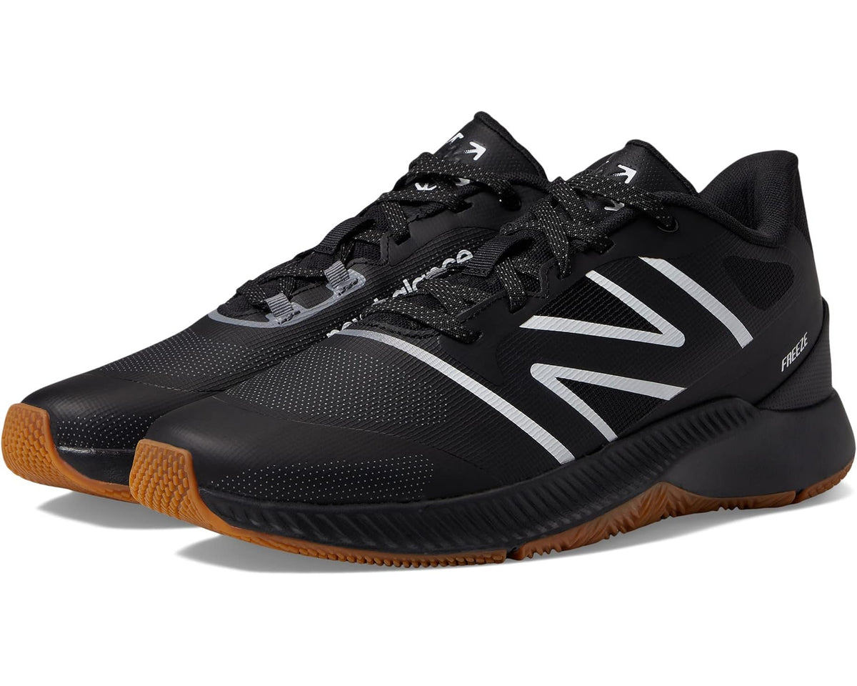 Men's New Balance Freezelx V4 Box Lacrosse Cleats Black/Gum