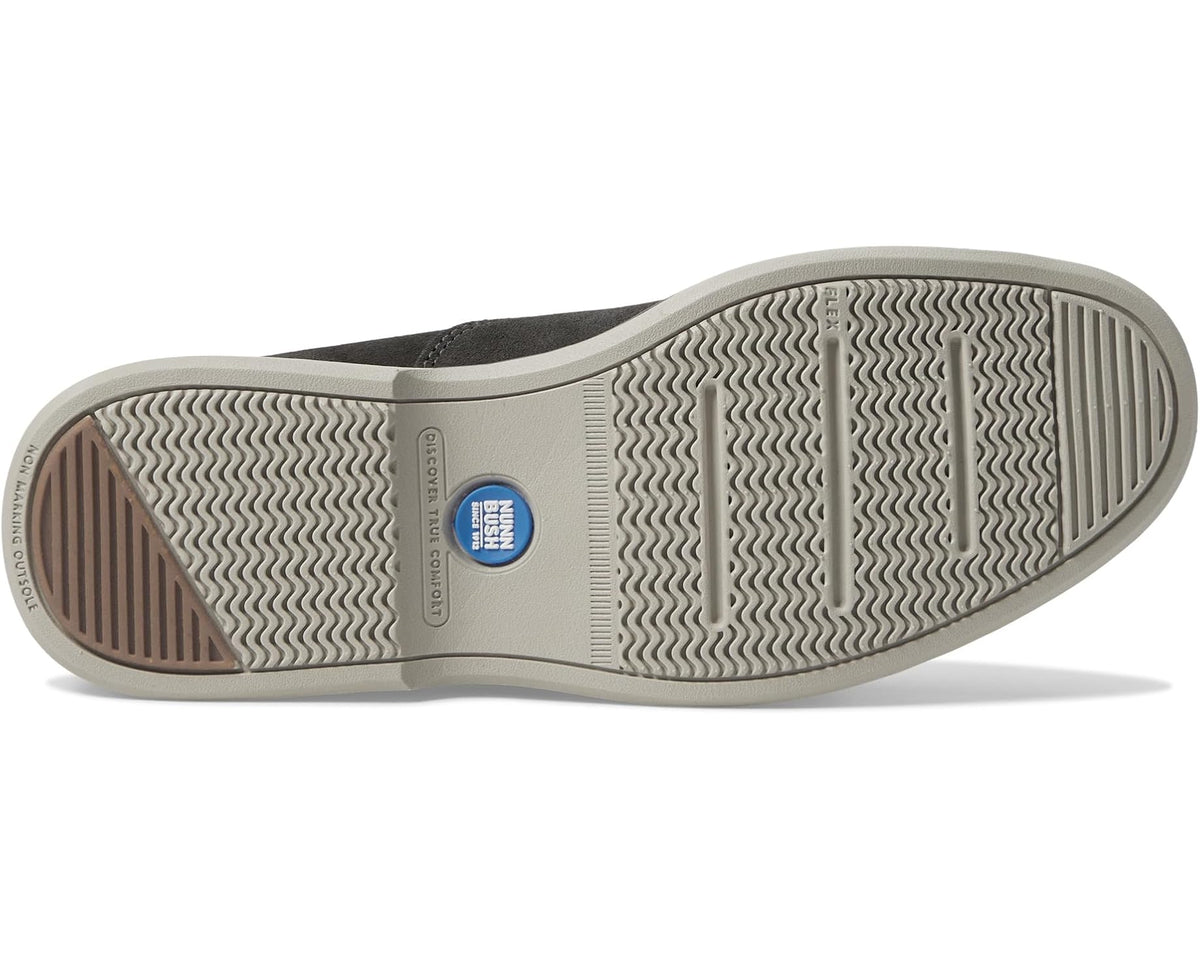 Men's Nunn Bush Otto EZ Moccasin Toe Slip-On Easy On Loafer Grey