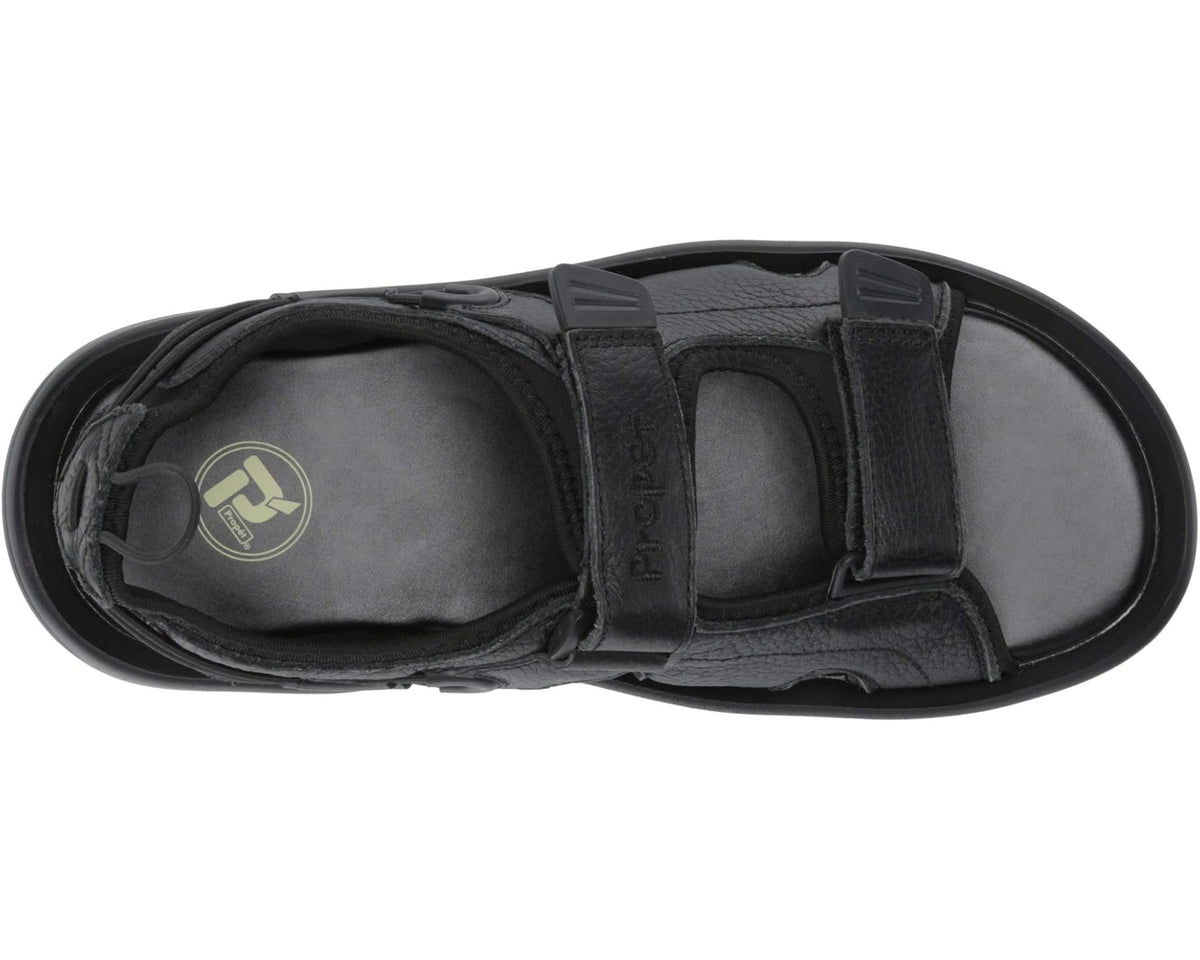 Men's Propet SurfWalker II Black Full Grain