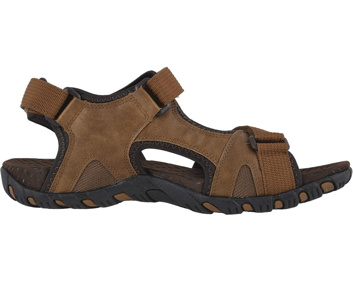 Men's Nunn Bush Rio Bravo 3-Strap River Sandal Tan