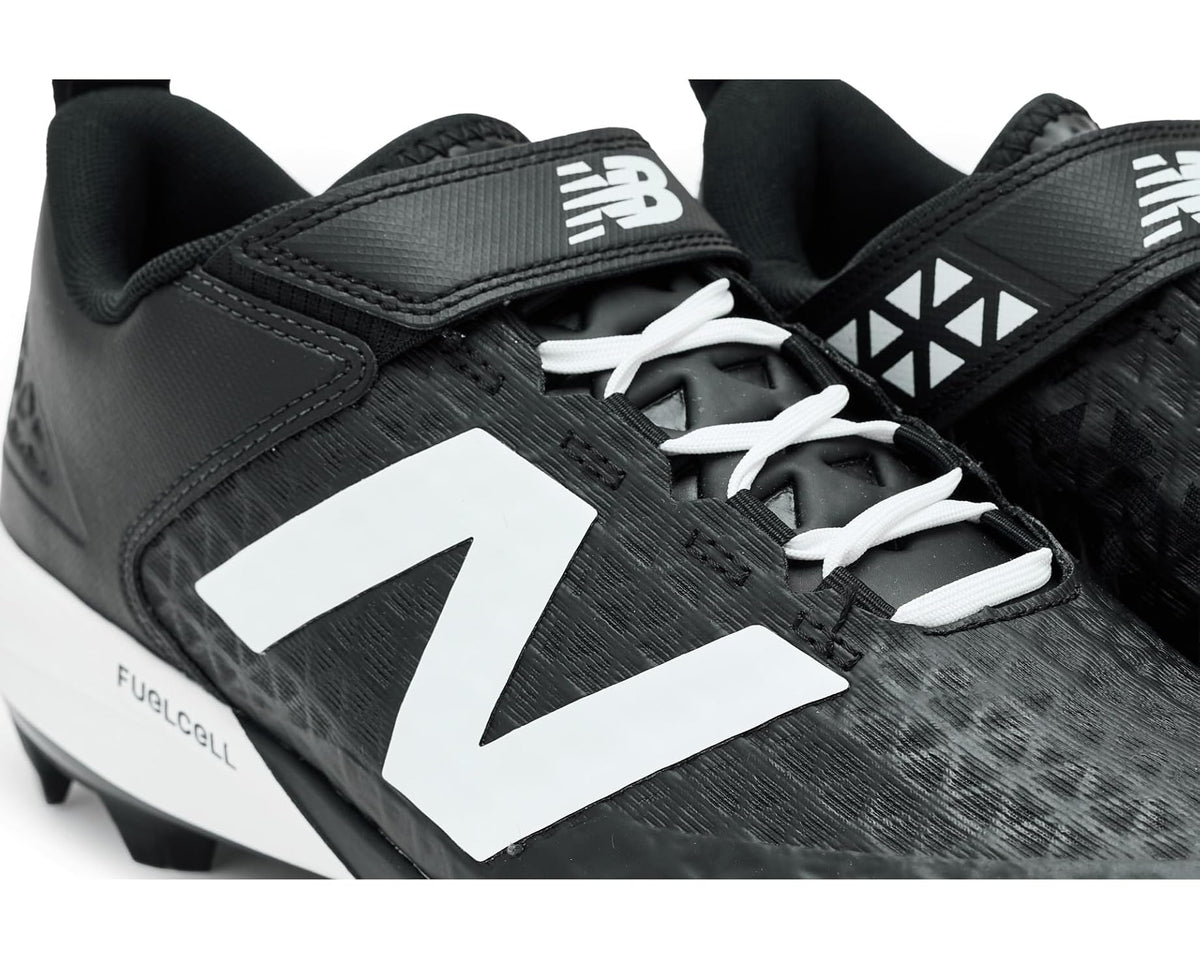 Men's New Balance Fuelcell 4040 V8 Molded Baseball Cleats Black/White