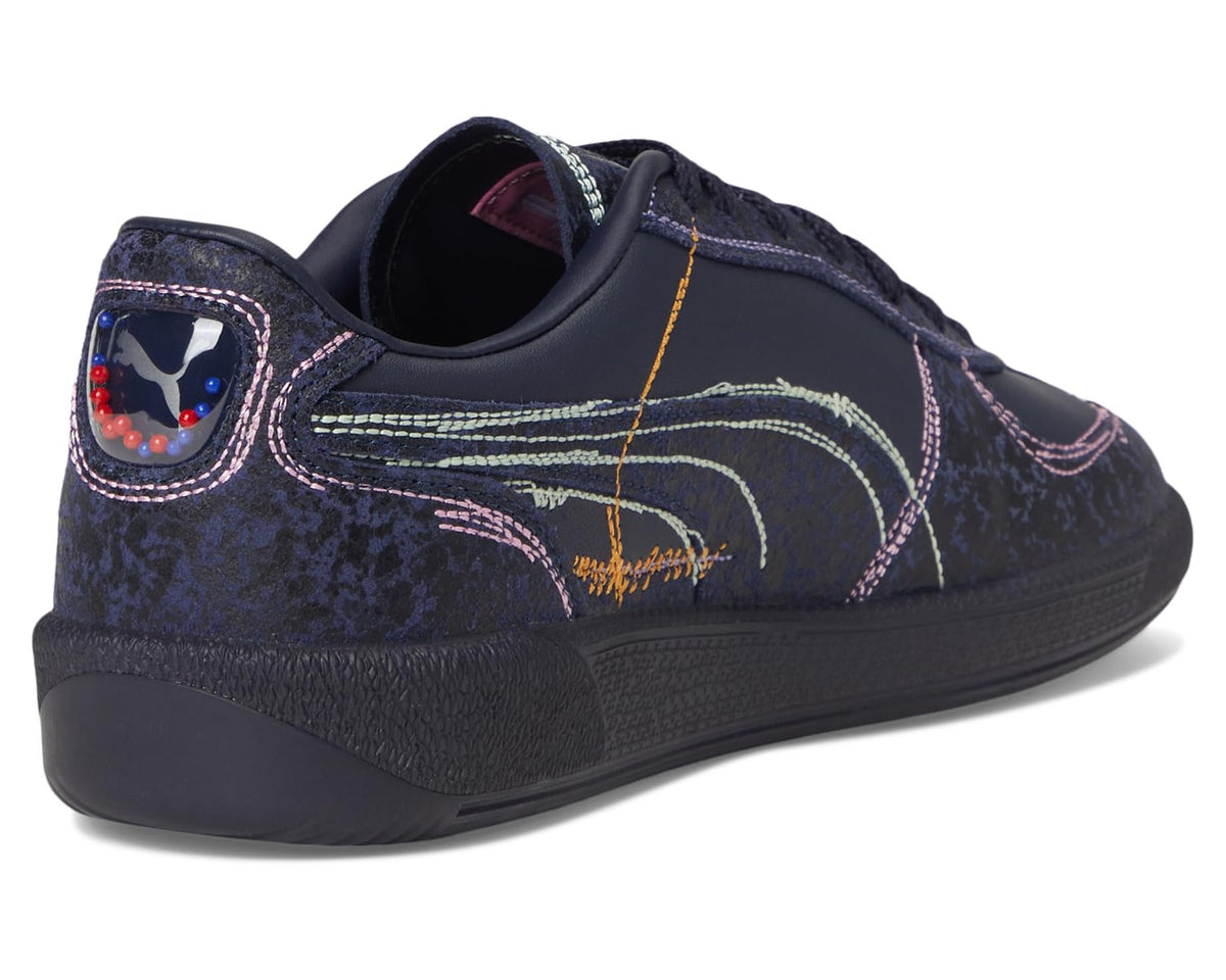 Men's PUMA Palermo Squid Game Shoes Navy/Bright Melon
