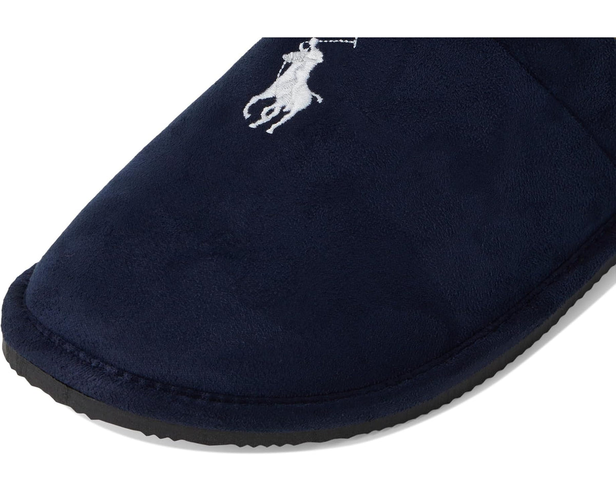 Men's Polo Ralph Lauren Klarence Scuff Slipper Navy/Red 1