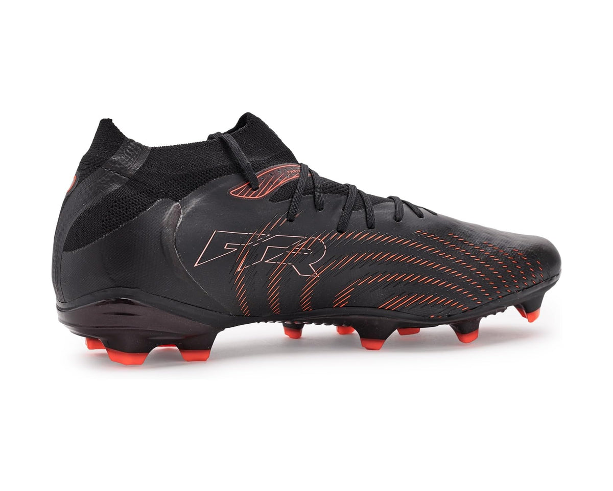 Men's PUMA Future 9 Pro Firm, Artificial Ground Soccer Cleats Black/Glowing Red/Strong Gray