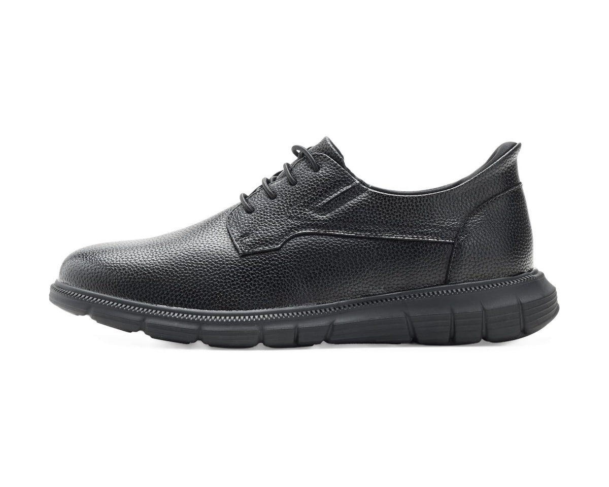 Men's Marc Joseph New York Cloud Street (Hands Free Technology) Black Grainy Leather/Black Sole