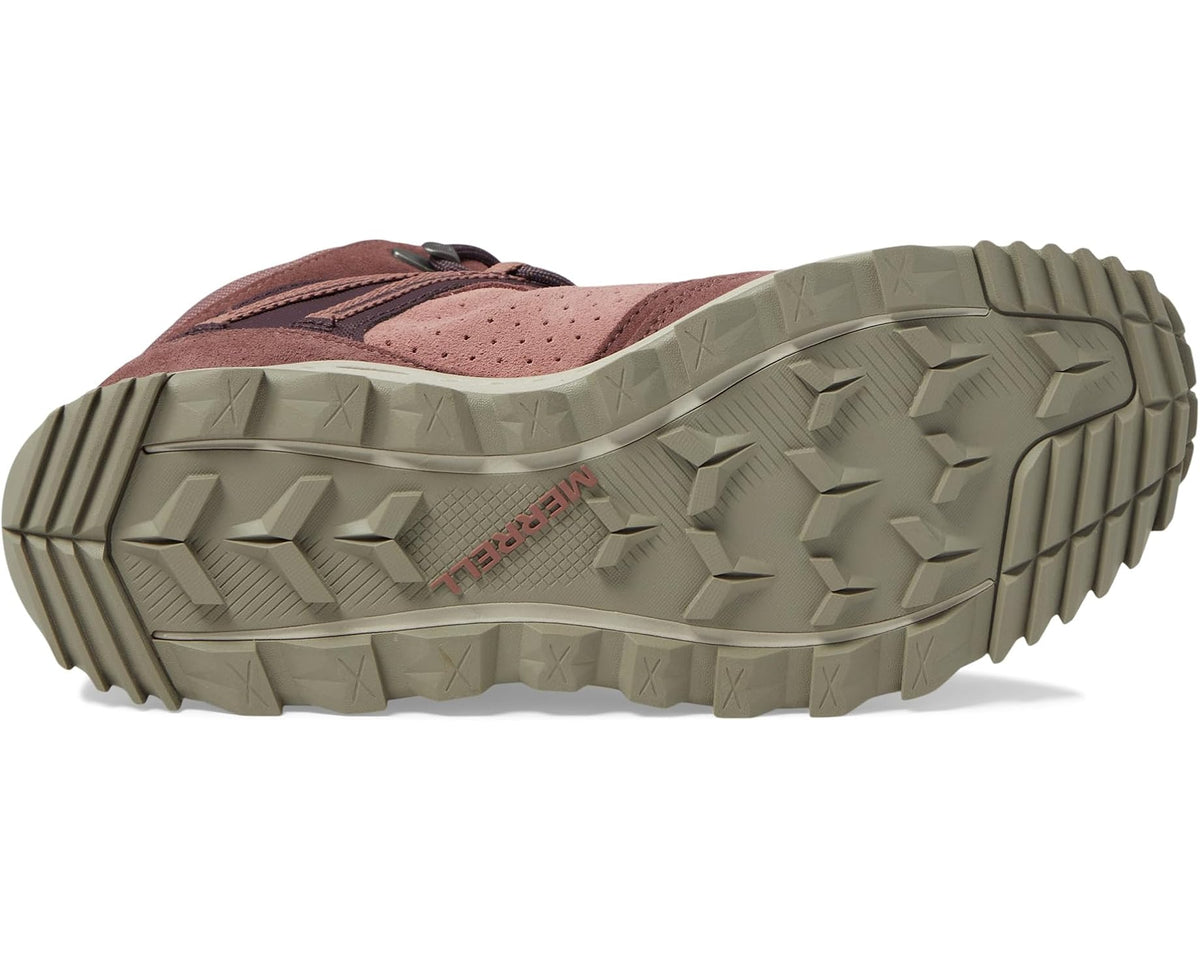 Men's Merrell Wildwood Mid LTR Waterproof Marron/Burlwood