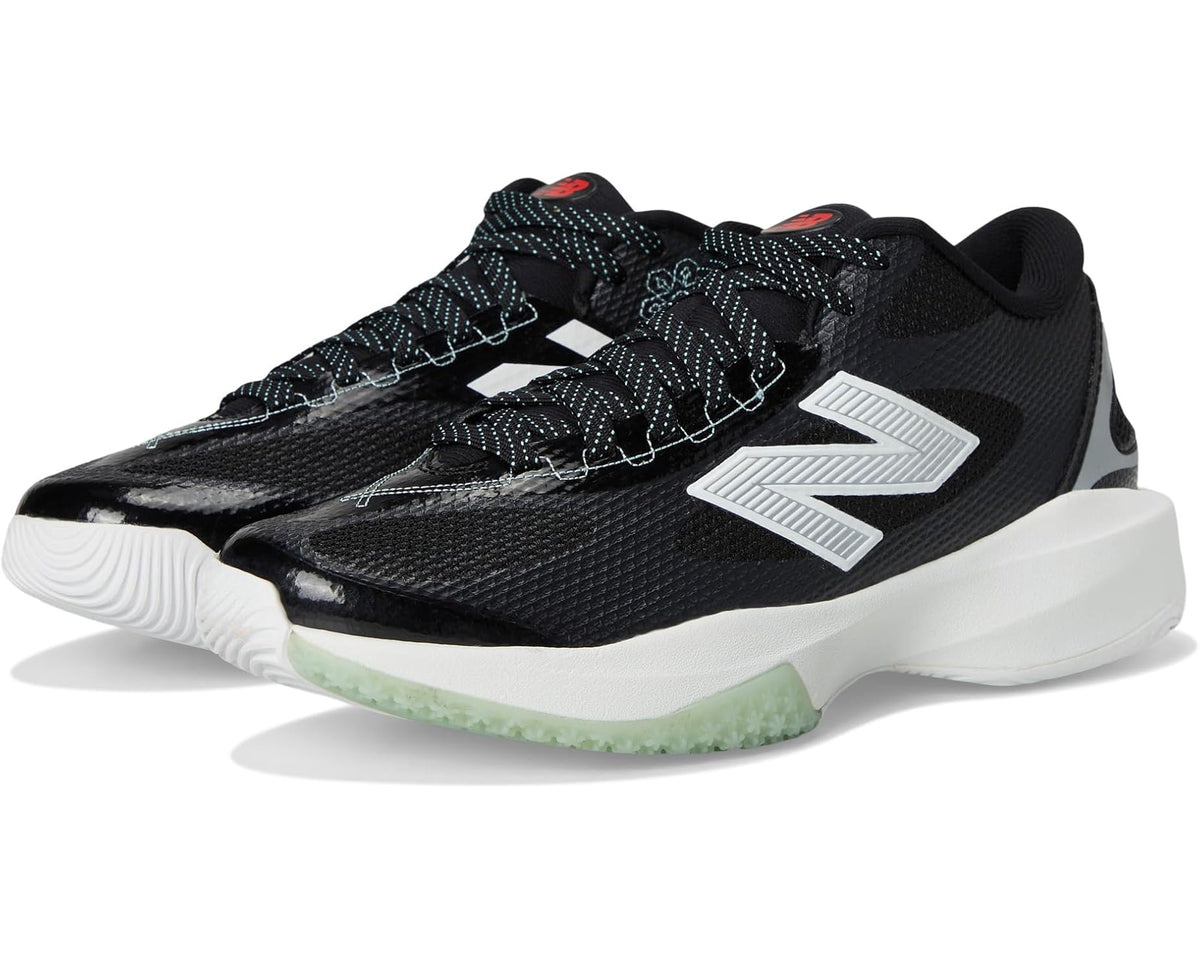 Men's New Balance FreezeLX v5 Box Lacrosse Cleats Black/White