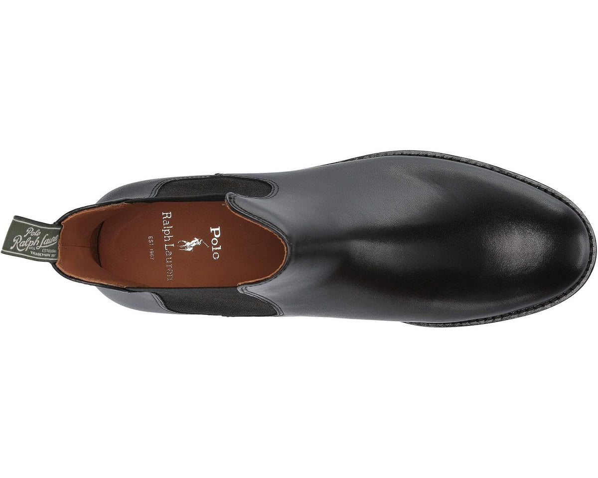 Men's Polo Ralph Lauren Bryson Chelsea Boot Black Dress Calf