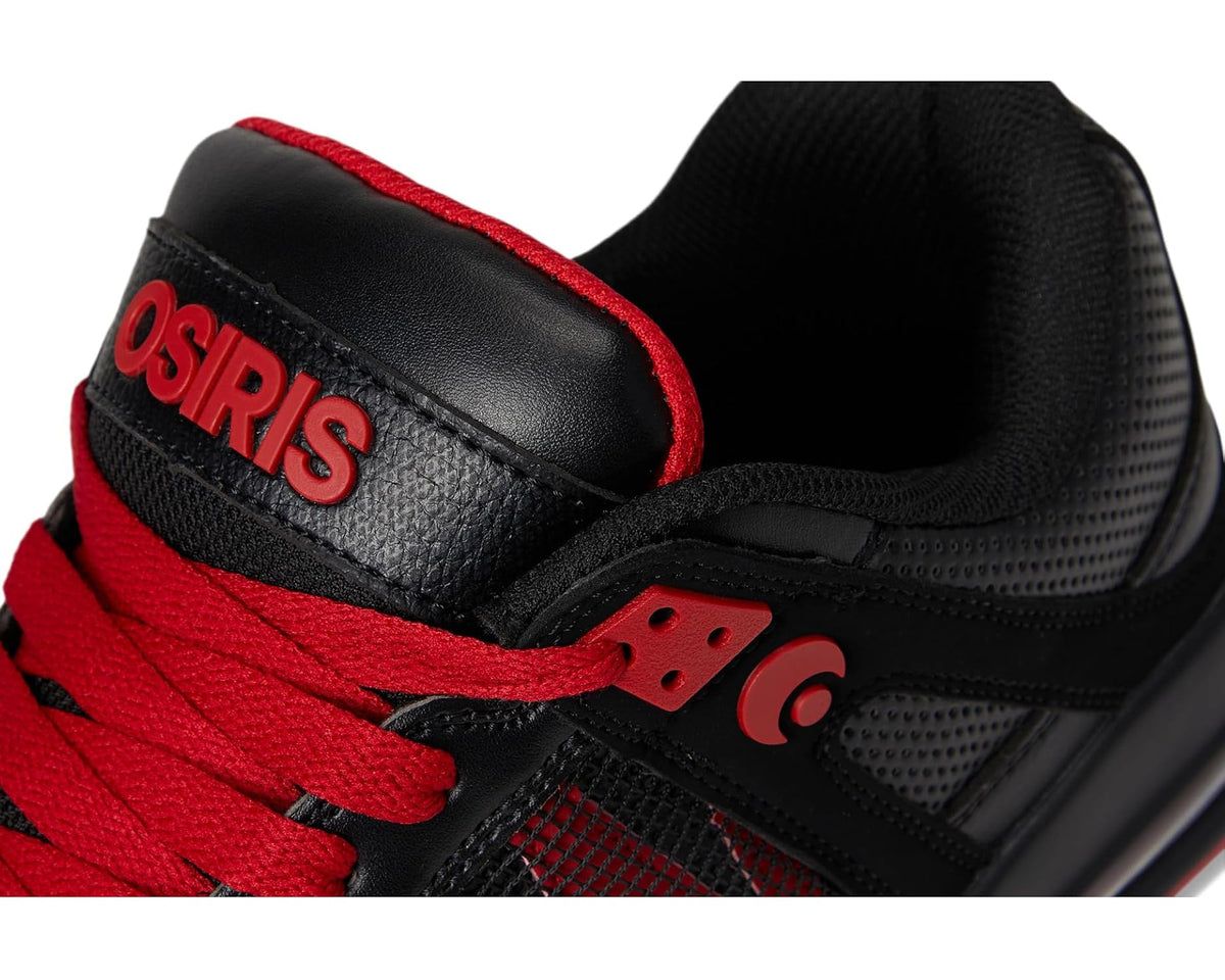 Men's Osiris Pixel Black/Red/Gum