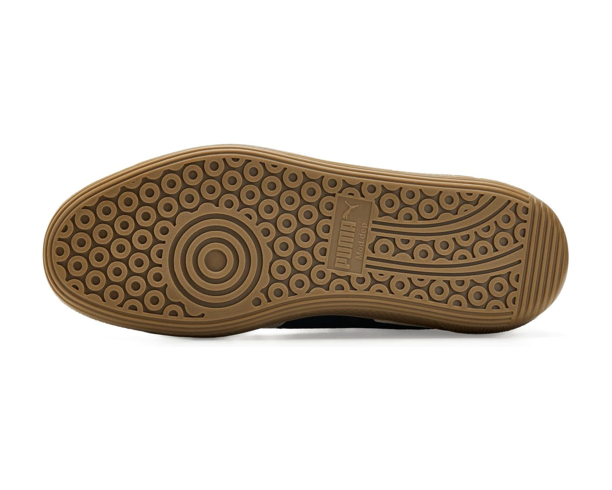 Men's PUMA Palermo Shoes Warm White/Green Terrain