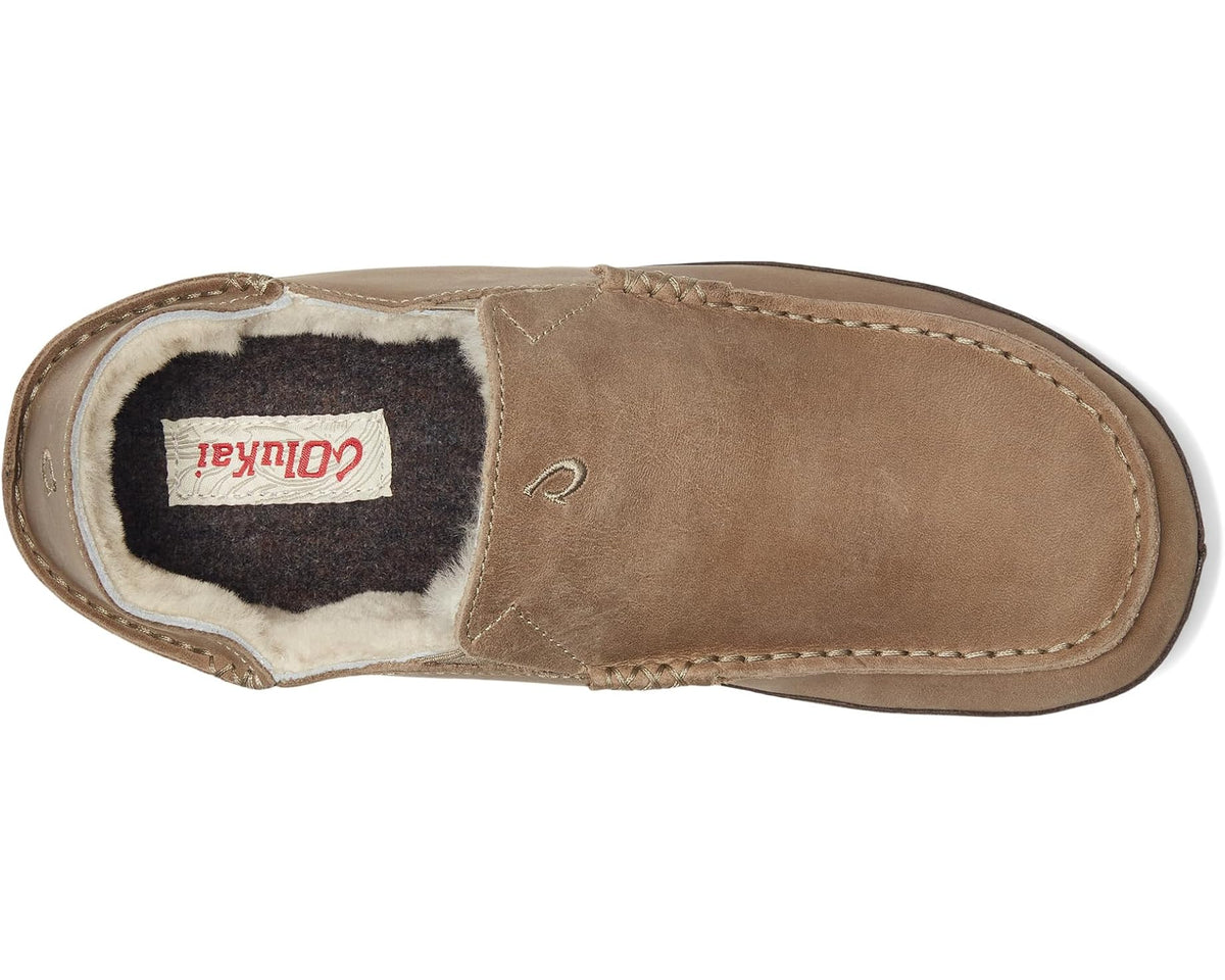 Men's OluKai Moloa Slipper Clay/Dark Java