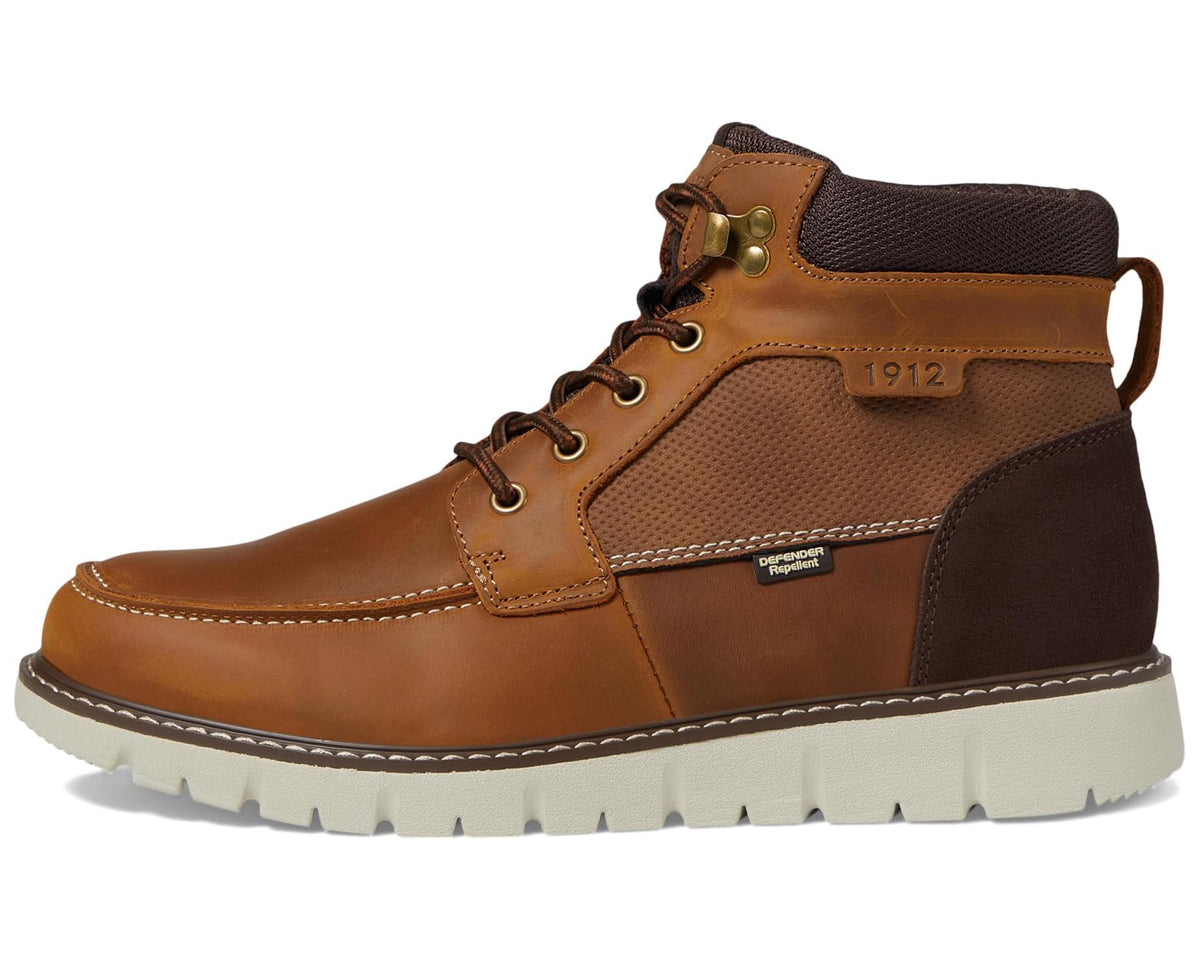 Men's Nunn Bush Karnak Moc Toe Boots Lightweight Comfortable Chukka Tan