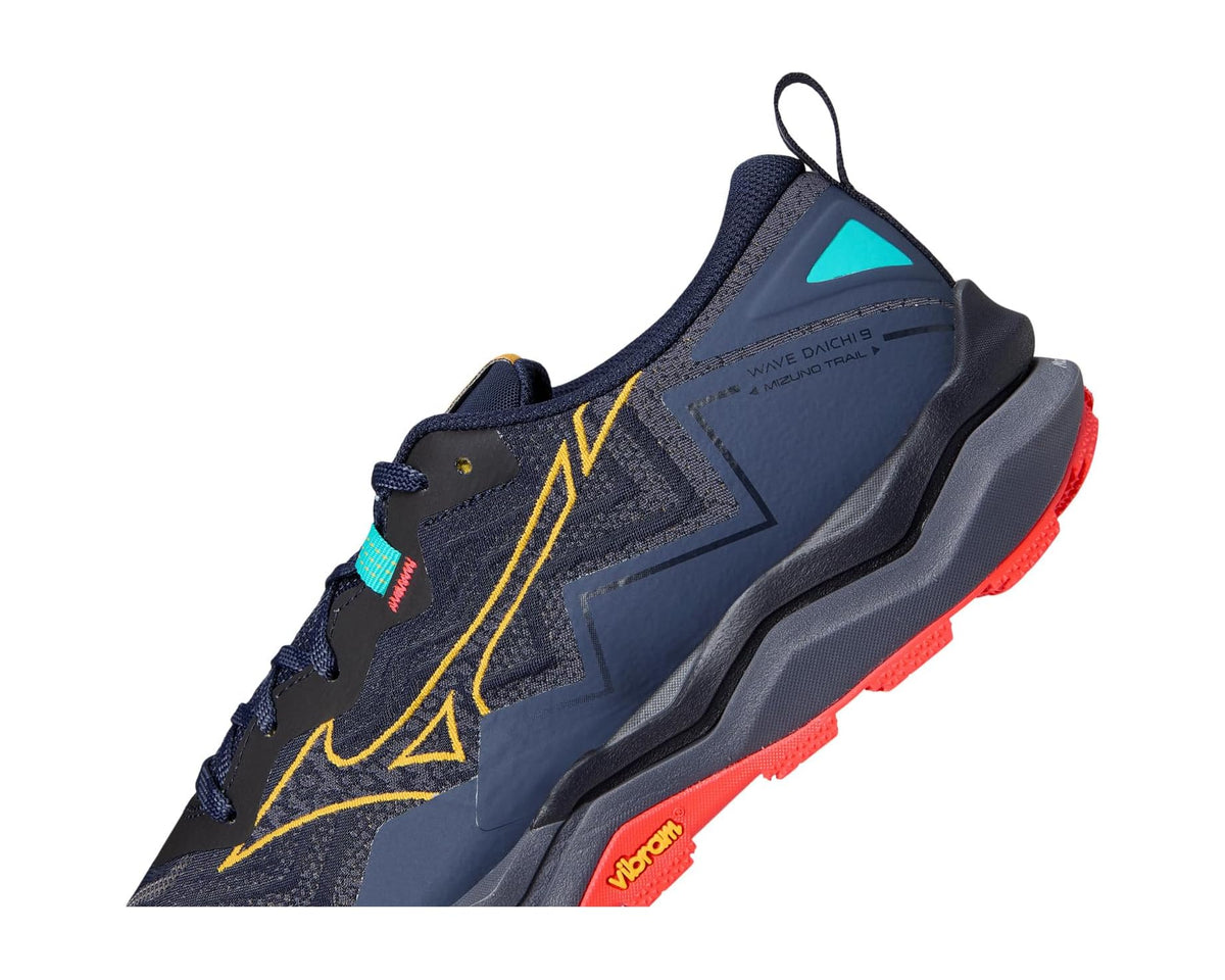 Men's Mizuno Wave Daichi 9 Baritone Blue/Citrus
