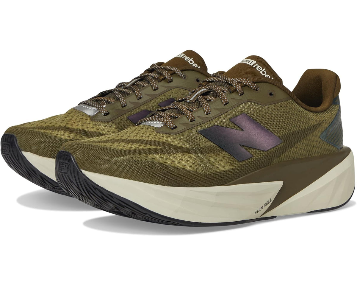 Men's New Balance FuelCell Rebel v5 Woodland/Shipyard/Silver Metallic