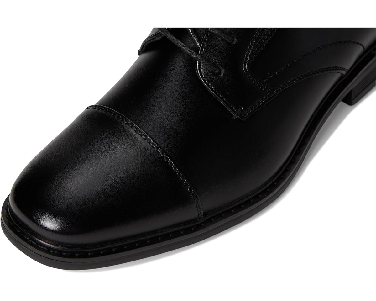 Men's Nunn Bush Jarvis Cap Toe Oxford Dress Casual Business Formal Lace Up Black