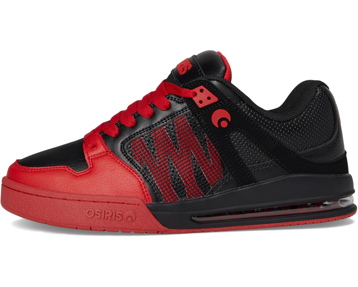 Men's Osiris Pixel Black/Red/Gum