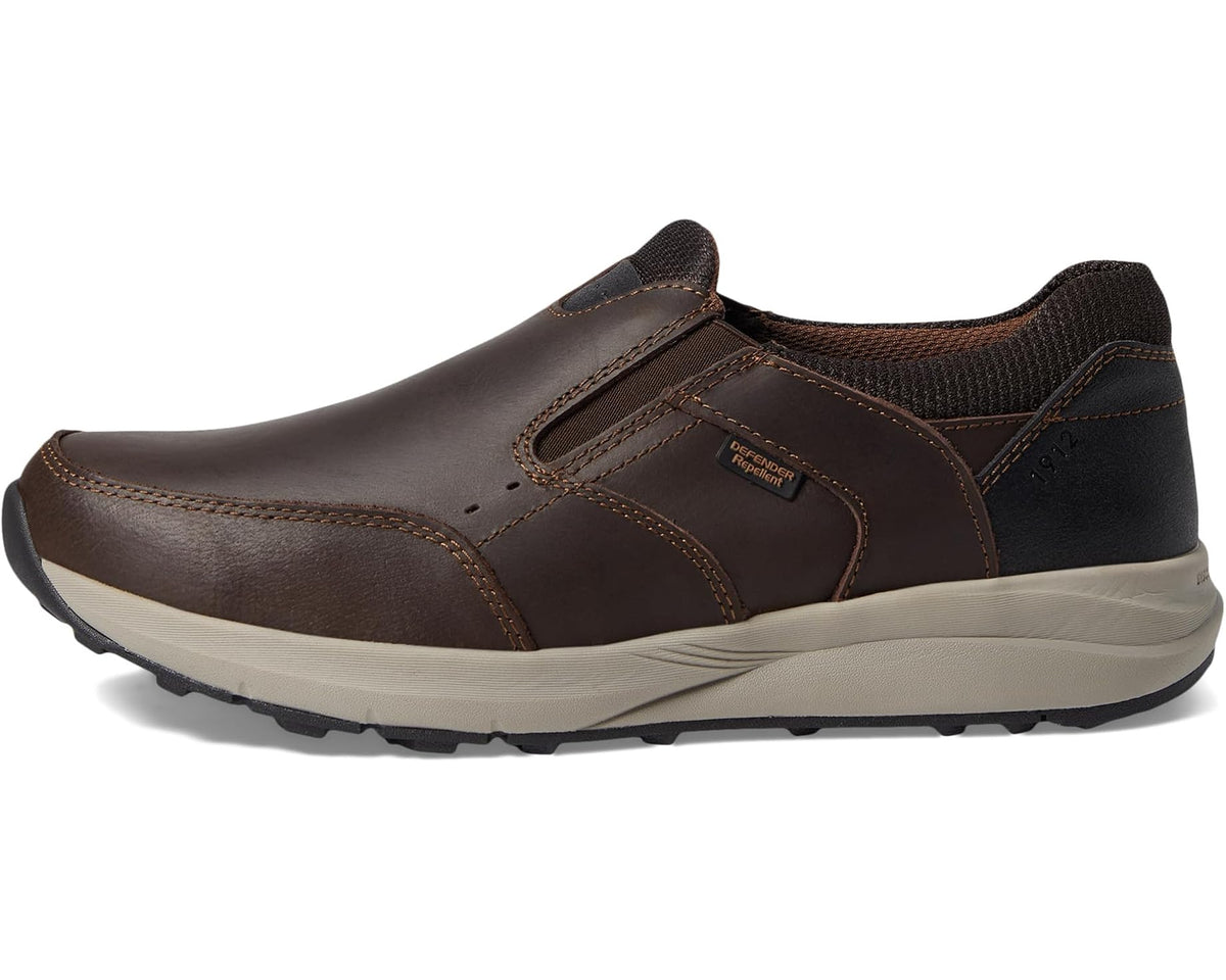 Men's Nunn Bush Excursion Waterproof Moccasin Toe Slip-On Brown CH