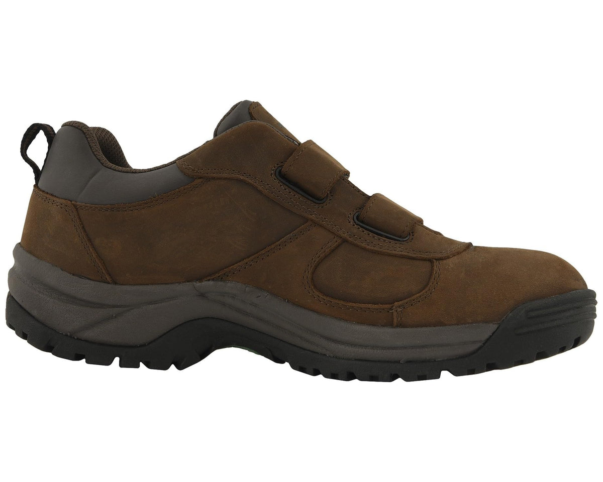 Men's Propet Cliff Walker Low Strap Brown Crazy Horse