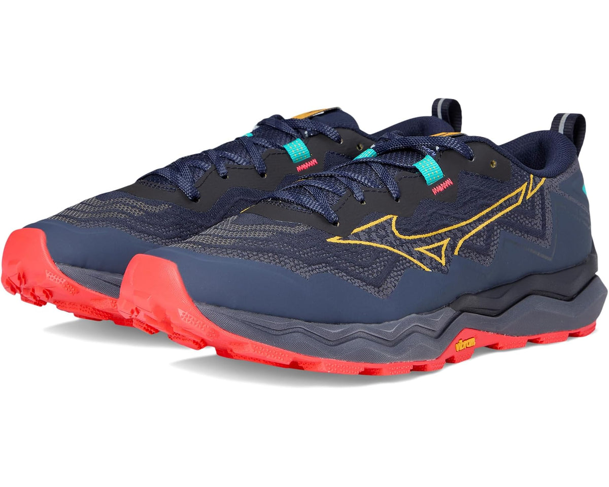 Men's Mizuno Wave Daichi 9 Baritone Blue/Citrus