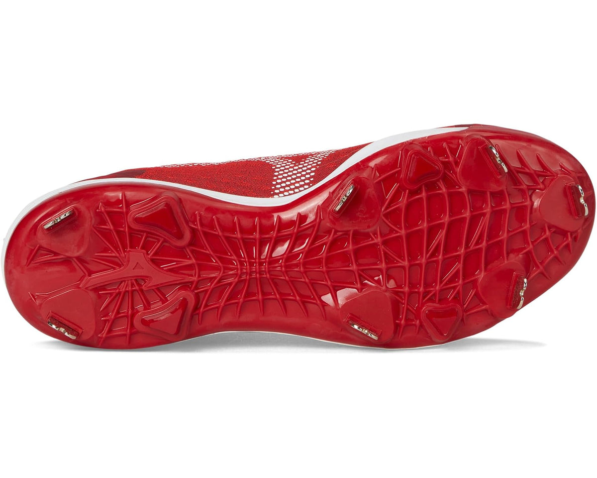 Men's Mizuno Dominant 4 Baseball Cleats Red/White
