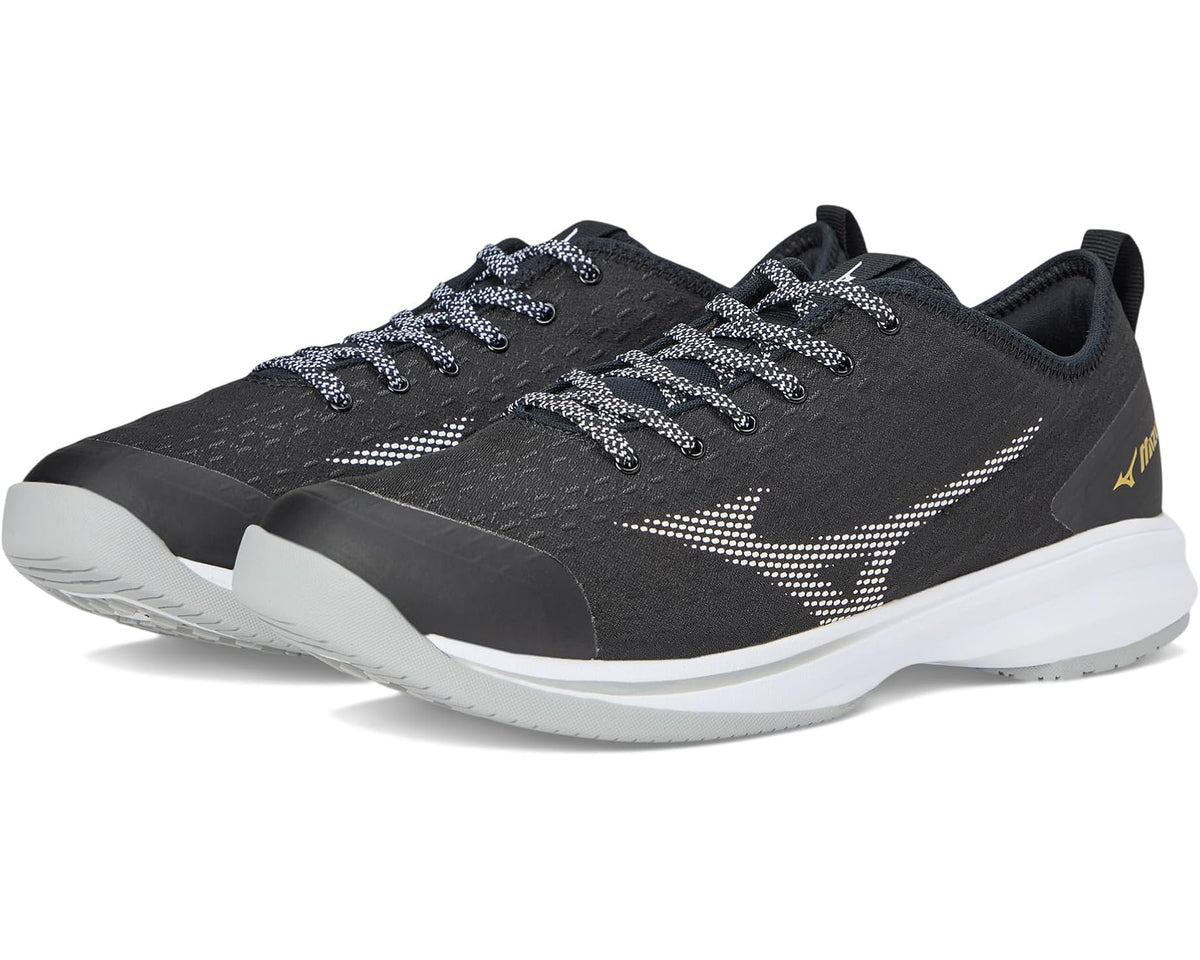 Men's Mizuno Dominant 4 Low Turf Black-White