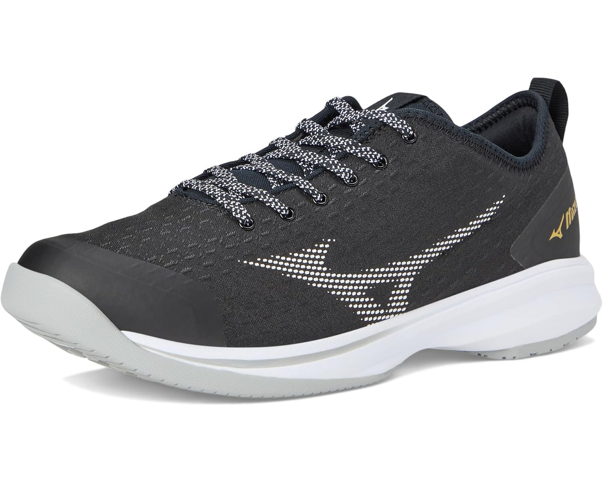 Men's Mizuno Dominant 4 Low Turf Black-White