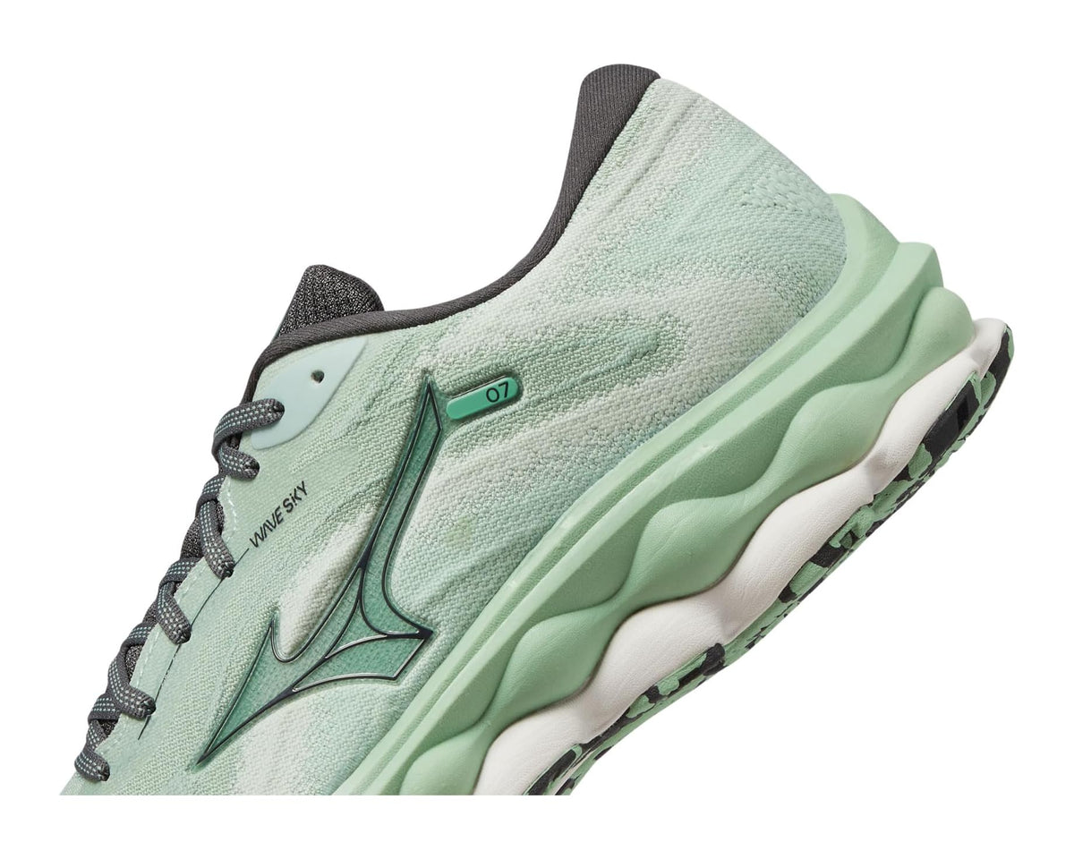 Men's Mizuno Wave Sky 7 Granite Green/Nimbus Cloud
