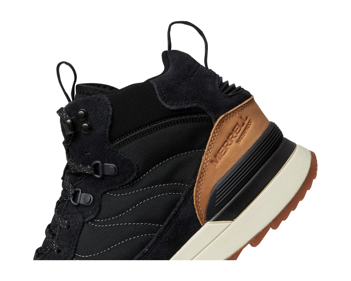 Men's Merrell Alpine 83 Sneaker Recraft Mid Waterproof Black