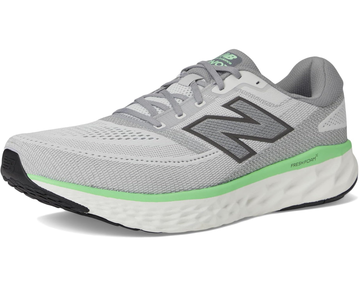 Men's New Balance Fresh Foam X Evoz v4 Grey Matter/Slate Grey/Electric Jade