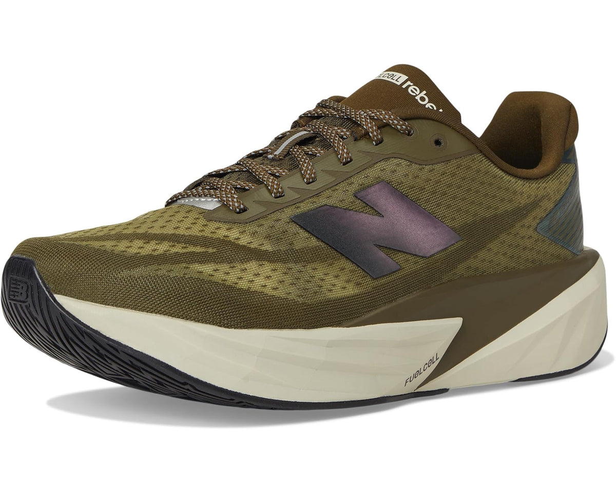 Men's New Balance FuelCell Rebel v5 Woodland/Shipyard/Silver Metallic