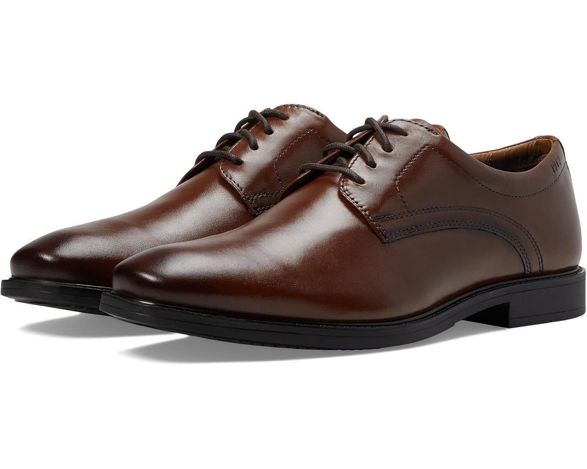 Men's Nunn Bush Baxter Plain Toe Oxford Cognac