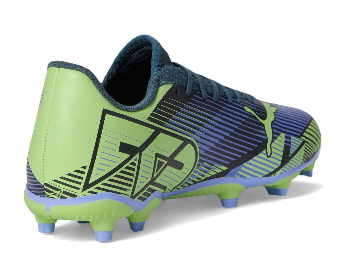 Men's PUMA Future 7 Play Firm Ground/Artificial Ground Soccer Cleats Gray Skies-Elektro Purple-Fizzy Apple-Puma White