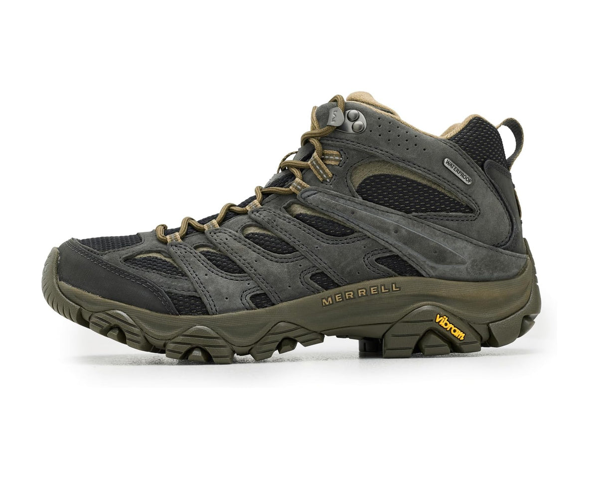 Men's Merrell Moab 3 Mid Waterproof Black/Beluga