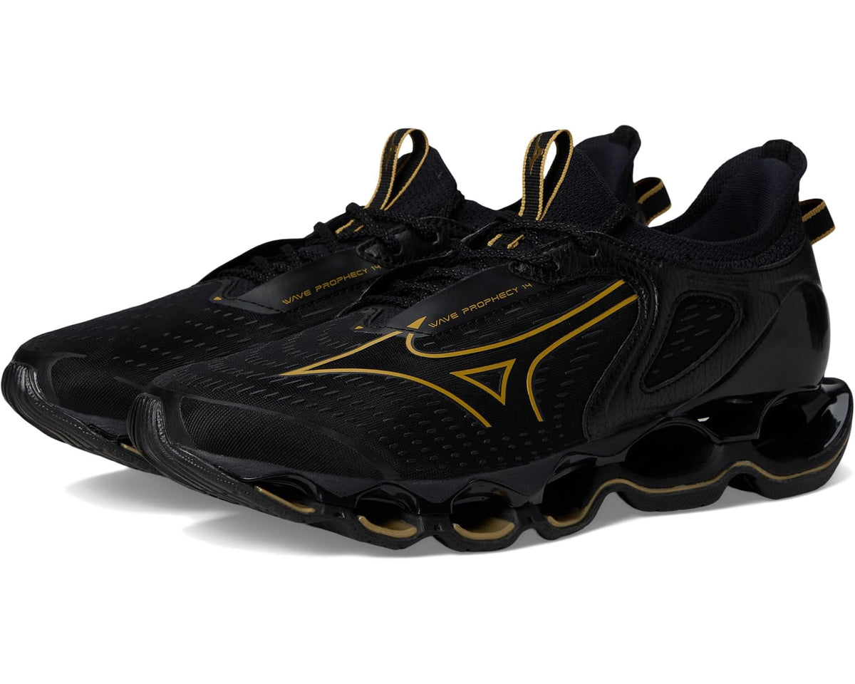 Men's Mizuno Wave Prophecy 14 Black/Gold