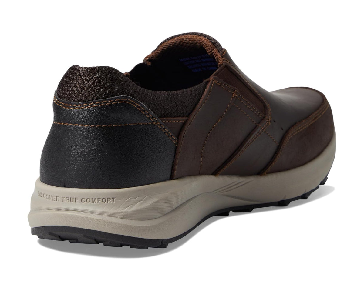 Men's Nunn Bush Excursion Waterproof Moccasin Toe Slip-On Brown CH
