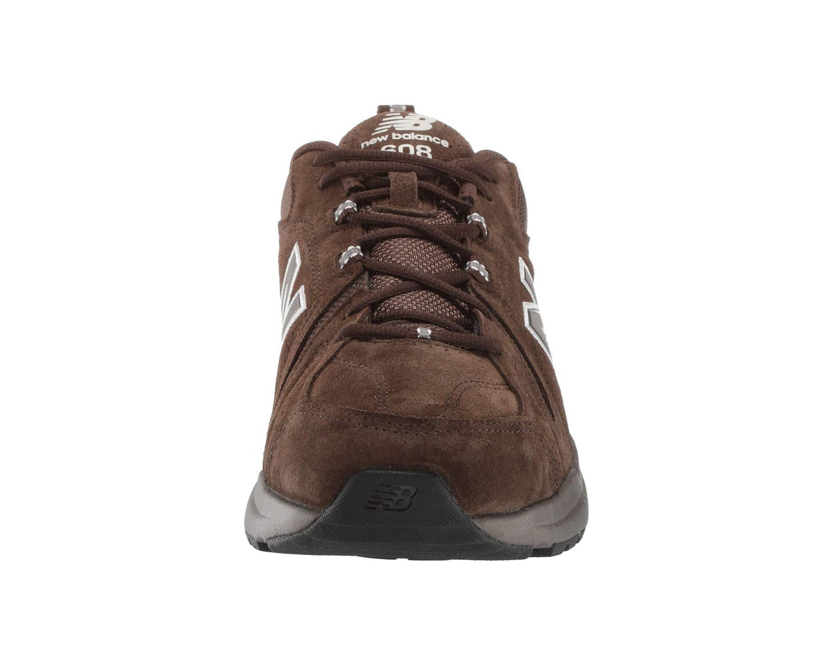 Men's New Balance 608v5 Chocolate Brown/White