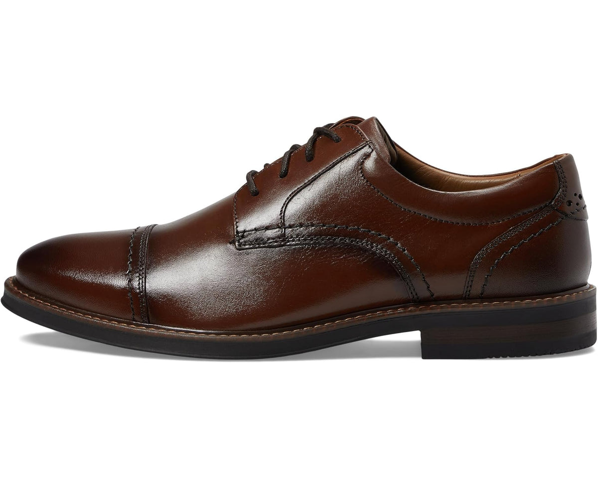 Men's Nunn Bush Calderone Cap Toe Oxford Cognac