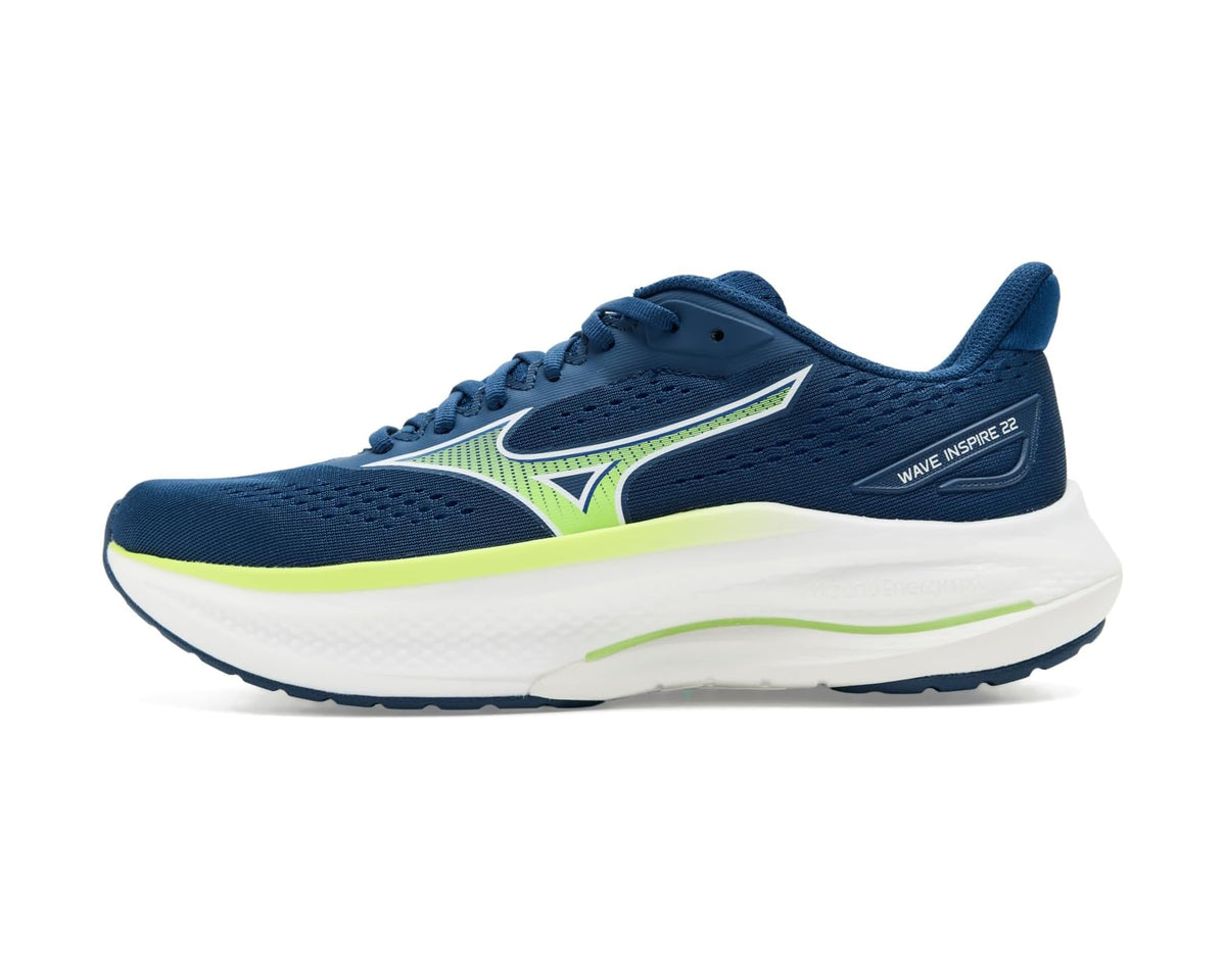 Men's Mizuno Wave Inspire 22 Estate Blue/White