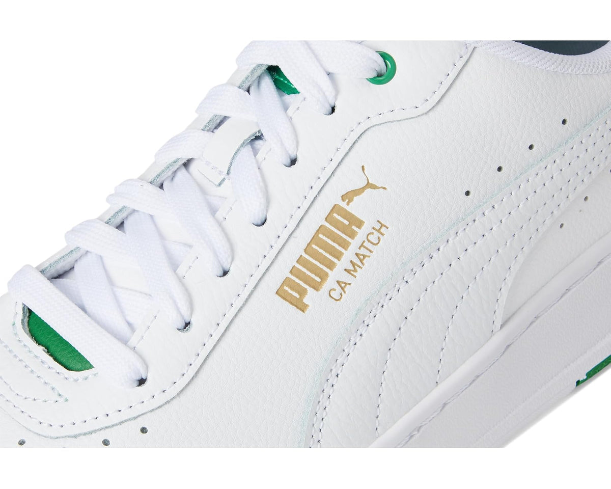 Men's PUMA CA Match Shoes White/Archive Green