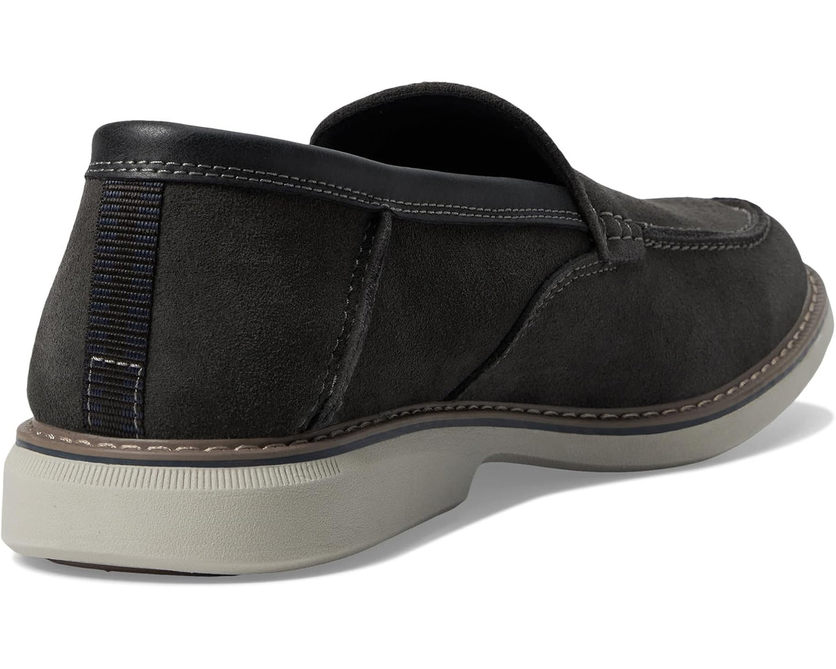 Men's Nunn Bush Otto EZ Moccasin Toe Slip-On Easy On Loafer Grey
