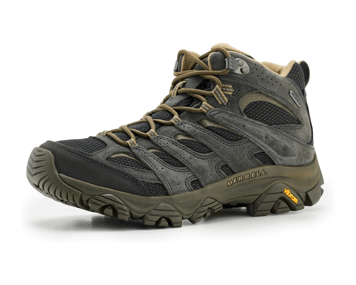 Men's Merrell Moab 3 Mid Waterproof Black/Beluga
